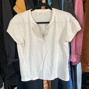Madewell hemp linen tee